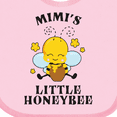 thumbnail image 4 of Inktastic Cute Bee Mimi's Little Honeybee with Stars Boys or Girls Baby Bib, 4 of 4