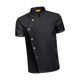 thumbnail image 5 of Hombre Mujer Chef Abrigo Chaqueta Snap Button Food Service Verano, 5 of 10
