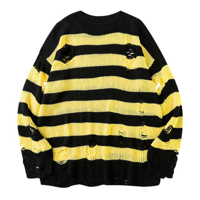 Dvkptbk Pull pour Hommes Mode Col Rond Hiver Chaud Extérieur Manches Longues Pull Tricoté Vêtements d'Automne en Solde
