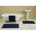 thumbnail image 4 of Better Trends Bath Room Rugs Tufted 100% Polyester 24" x 40" Bath Rug, Water Absorbent Non-Slip Bath Mat Machine Washable Micro Plush Collection - Navy, 4 of 6