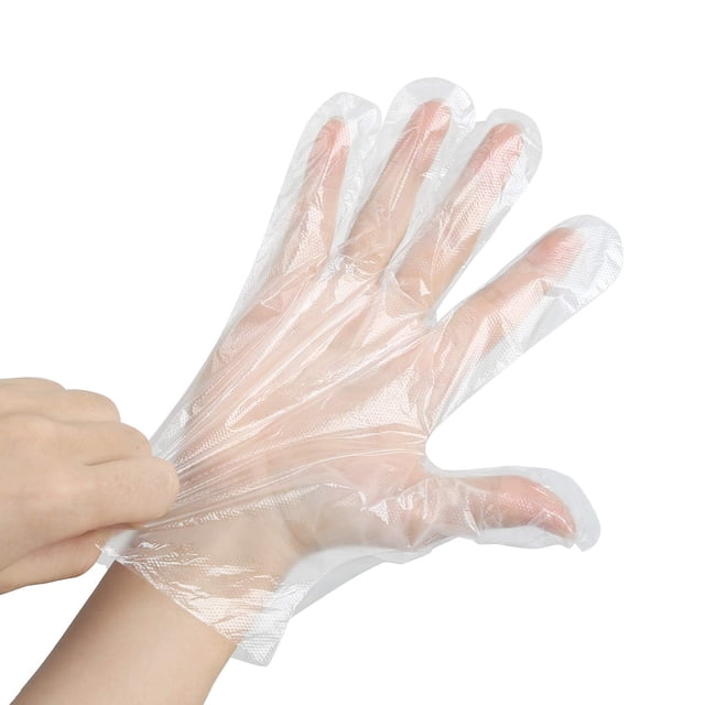 Ropa, calzado, etc. y complementos 500 guantes desechables transparentes para cocina, restaurante, cocina Ormromra LN-0767