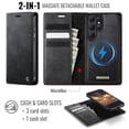 thumbnail image 2 of CaseMe Wallet Case for Samsung Galaxy S26 Ultra Compatible with Magsafe, 2-in-1 PU Leather【RFID Blocking】Flip Card Holder Stand Shockproof Magnetic Detachable Cover for Samsung Galaxy S26 Ultra 6.9", 2 of 10