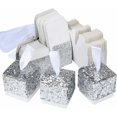 thumbnail image 1 of Glitter Paper Candy Box, Glitter Wedding Favor Box, Creative Party Paper Gift Box-Silver 25pcs-, 1 of 5