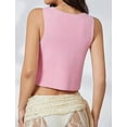thumbnail image 4 of Sweater Vest Women Spring Summer Casual V Neck Sleeveless Button Down Waistcoat Knit Tank Tops, 4 of 4