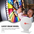 thumbnail image 3 of Phenofice Roue de Prix en Plastique DIY pour Fêtes et Événements Roue de Jeu Portable Blanche 10,6 Pouces, 3 of 8