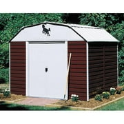 Arrow Red Barn High Gambrel Steel Shed, 10x8 w/ Foundation Kit
