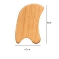thumbnail image 4 of Gazechimp 5X Gua Sha Facial Tool Smooth Lightweight Wooden Guasha Board for Face Neck Arm, 4 of 5