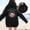 Black, variant on Women Hoodie Sweatshirts Round Neck Hoodie Sweatshirt Seaside Beach Sunrise Sunset Collection Top Pink