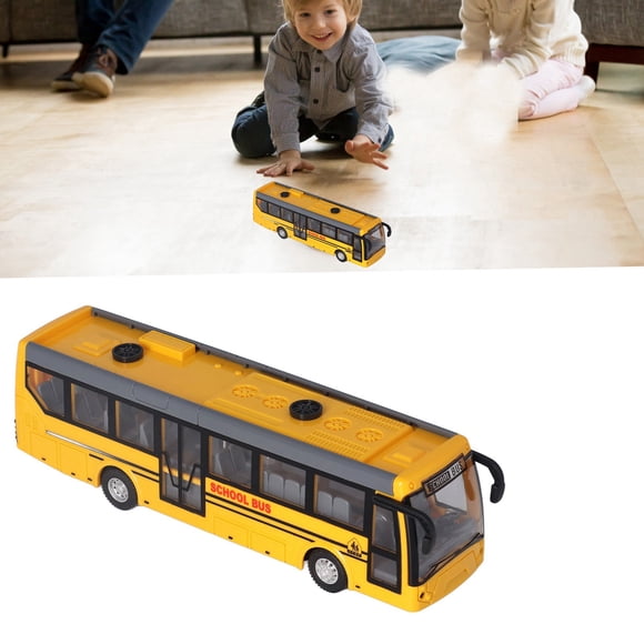 Autobús de Control Remoto, Juguete de Autobús Escolar RC Para Niños, Recargable, Alta Simulación de Conduccio en Todas Las Dirreciones para Regalos de Niños, Paquete