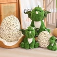 thumbnail image 5 of Large Hatching Dinosaur Egg Plush Toy Set, 2-in-1 Baby Pterosaur Stuffed Animal, Soft Green Dino Kids Gifts, Easter Basket Stuffers, Birthday Presents for Boys, Cute Cartoon Room Decor, 5 of 7