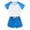 Blue, variant on Hiijoy Toddler Boys Tracksuit Casual Short Sleeve T-Shirt & Shorts Outfits, 2-Piece, Sizes 3-4T