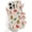 Gingerbread A, variant on Christmas Print Phone Case for iPhone 12 6.1", with Aesthetics Pattern Design Soft TPU Silicone Xmas Cases, Shockproof Bumper Protector Camera Girls Women Cover, Gingerbread