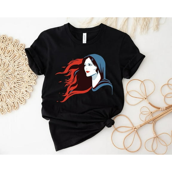 Mahsa Amini T-Shirt, Solidarity with Iranian Women, Fight for Freedom Shirt
