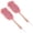 2PCS-Pink, variant on Back Scrubber for Shower, Loofah Long Handle Bath Body Brush, Soft Nylon Mesh Sponge On a Stick for Shower Men Women Kids Elderly, Exfoliating Scrub Cleaning Luffa for All Kinds of Skin(White)