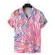 thumbnail image 3 of Camisa hawaiana de manga corta con estampado floral para hombre, camisas de solapa con estampado 3D de verano, camisas Y2k con botones, blusas de playa de gran tamaño, 3 of 5