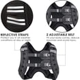 thumbnail image 3 of Weighted Vest for Women and Men 8 12 16 20 25 30 Lbs with Reflective Stripe and Double Adjustable Buckle Straps Weight Vests for Strength Training, Jogging, Cardio, Weight Loss, 3 of 7