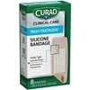 Curad Truly Ouchless Silicone Bandages, X-Large 8 ea (Pack of 6)