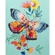 thumbnail image 1 of Cuadros Decorativos Kits de pintura de diamantes 5D DIY Mariposa colorida Taladro cuadrado completo (20x30CM) Likrtyny embutido en tela, 1 of 9
