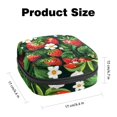 thumbnail image 2 of Garden Fruits Strawberries with Flowers Sanitary Napkin Storage Bag, Zipper Menstrual Cup Pouch Feminine Menstruation First Period Pads Holder for Girls Women Ladies, 2 of 6
