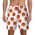 thumbnail image 2 of Sunyuer Men's Swim Trunks with Compression Liner 2 in 1 Quick-Dry Swimming Shorts with Pockets, Basketball, S, 2 of 7