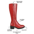 thumbnail image 3 of Journee Collection Womens Morgaan Tru Comfort Foam Stacked Heel Knee High Boots, 3 of 7