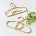 thumbnail image 3 of Kids Hanger Rainbow Moon Sun Design Non-Slip Rattan Scarf Garments Hanging Rack for Closet, 3 of 10