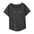 thumbnail image 4 of Camiseta de verano ligera y suave Salvador para mujer cuello redondo XL, 4 of 7
