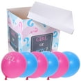 thumbnail image 4 of Zonh Gender Reveal Balloon Box - 3 Blue & 3 Pink Balloons - 15.72x11.79, 4 of 6