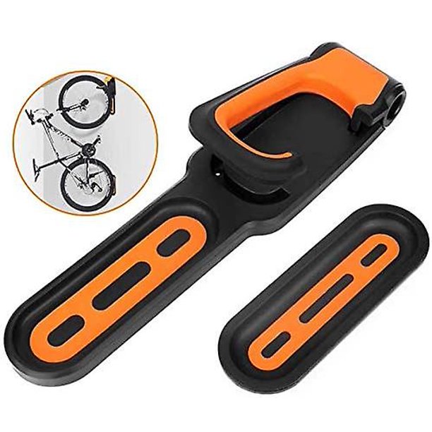 Colgador De Bicicletas Montado En La Pared, Gancho De Almacenamiento Plegable, Soporte De Estacionamiento Con Almohadillas Para Neumáticos Portabicicletas Vertical Para Bicicletas De Exhibición. Afortunado Sencillez