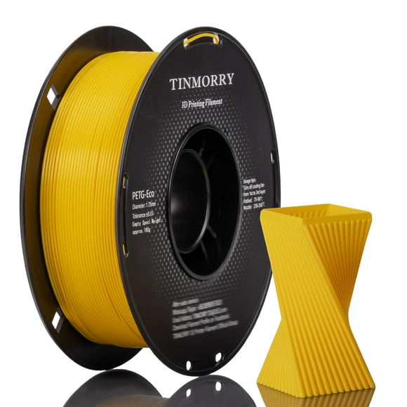 Filamento para impresora 3D TINMORRY PETG 1,75 mm 1 kg Carter Yellow