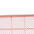 thumbnail image 3 of Cesta de almacenamiento de alambre de oro rosa Cola organizador cosmético de metal 240 × 163 × 67 mm, 3 of 8
