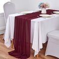 thumbnail image 2 of Chiffon Table Runners 10Ft Romantic Sheer Wedding Table Runner Overlays for Wedding, Birthday Party, Bridal and Baby Shower Table Decorations, 2 of 8