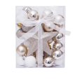 thumbnail image 1 of Juego De 30 Bolas Navideñas Mixtas Juego De Bolas Navideñas Estrella Para La Punta Del Árbol Caja De Regalo Juego De Colgantes Para El Árbol De Navidad, 1 of 3