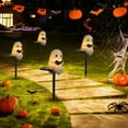 thumbnail image 1 of RKSTN Resin Solar Light Halloween Reading Ghost Solar Floor Lamp, 1 of 5