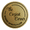 Brushed Gold, variant on Signs ByLITA Circle The Coziest Corner: Where Spirits Flow ABS Plastic | Laser Engraved | Easy Installation | Elegant Design Sign (Blue) - Medium