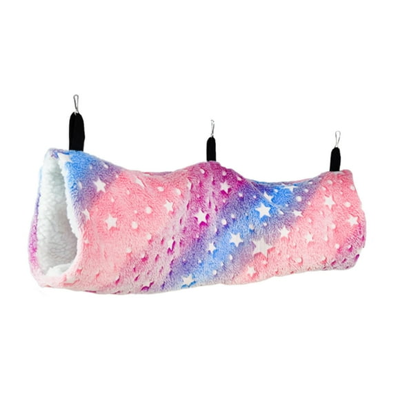 Hamaca colgante para hurón, túnel para jugar y dormir, cómoda y suave, accesorios para jaulas de animales pequeños, juguetes colgantes para hámster.