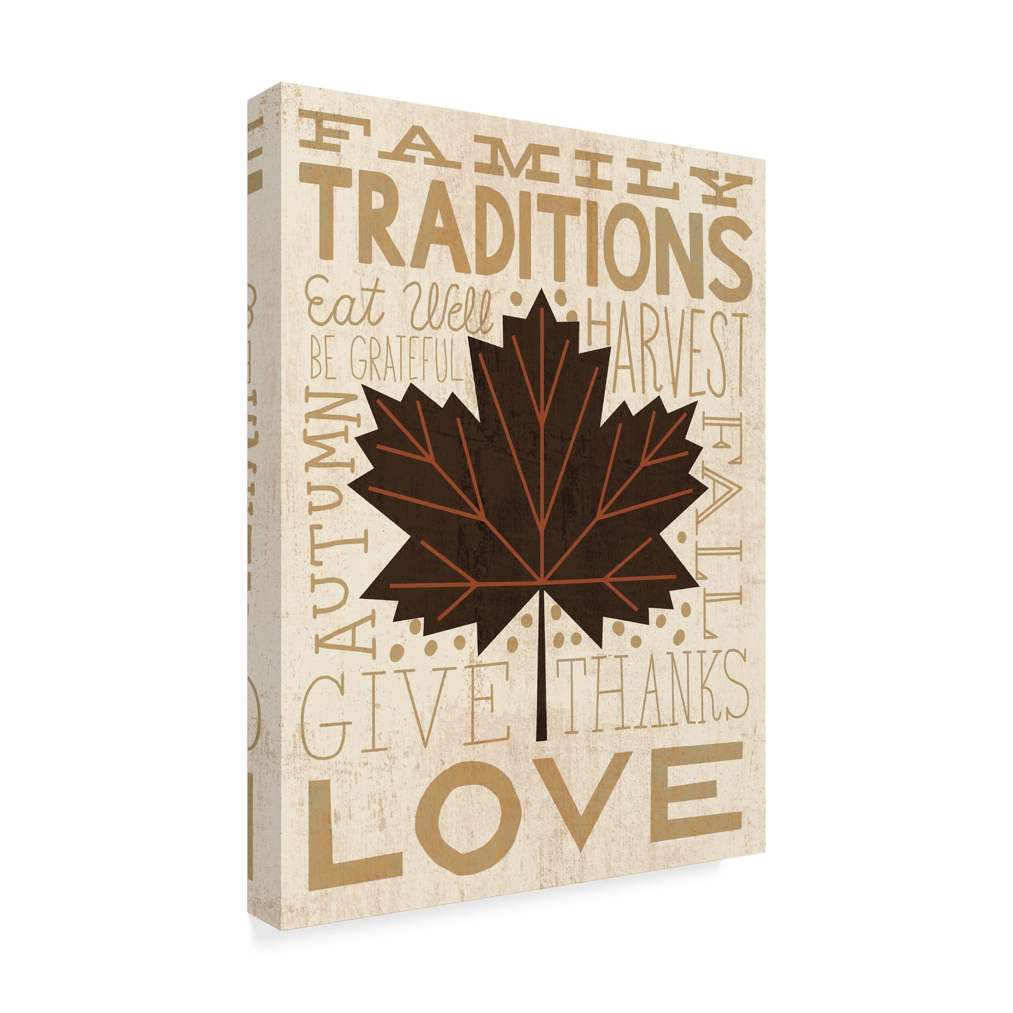 Trademark Fine Art 'Family Tree Leaf I' Canvas Art by Michael Mullan