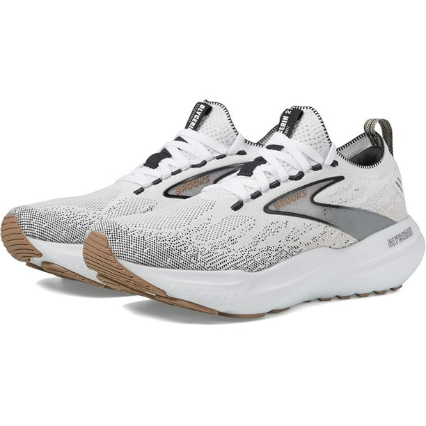 Zapatillas de Running Brooks Glycerin StealthFit 21 para Mujer (Blanco/Gris/Negro), talla 7 (EE. UU.)