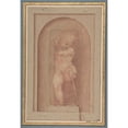 thumbnail image 2 of Giorgione 11x14 Gold Ornate Wood Frame and Double Matted Museum Art Print Titled - Putto Bending a Bow (1477-1510), 2 of 4
