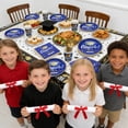 thumbnail image 3 of 125PCS Graduation Paper Plates and Napkins, 2026 Graduation Party Supplies Blue & Gold Disposable Dinnerware Set, Graduation Party Decorations for College & High School (Serves 25 Guests), 3 of 10