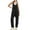 Black, variant on GZWYHT Jumpsuits for Women Overalls for Women Women's Solid Color Fashionable Casual Pocket And Shoulder Strap Jumpsuit Rompers for Women Womens Rompers for Summer Black L