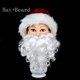 thumbnail image 3 of Accesorios de disfraces de barba blanca de Papá Noel, gorro navideño, barba falsa de Papá Noel para cosplay, regalos navideños, suministros para fiestas y actuaciones, 3 of 5