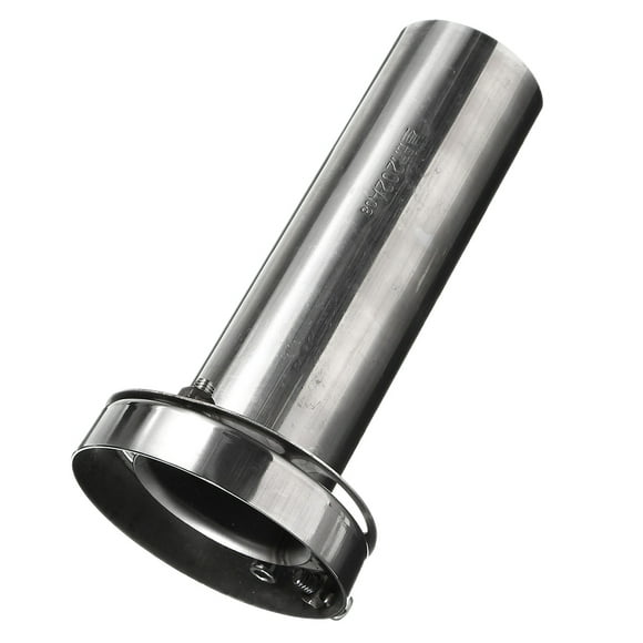 Stainless Steel Universal Round Tip Removable Adjustable Exhaust - 3.5 inch