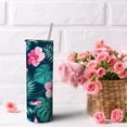 thumbnail image 4 of Floral Tumbler with Lid and Straw, Floral Travel Mug, Floral Mugs for Women, Cute Tumblers for Women, Flower Water Bottle, Rose Tumbler, 20oz Insulated Flower Tumbler, 4 of 6