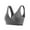 Grey+ Dark Grey, variant on WTXUE V Neck Bralettes for Women | Breastfeeding Bras Wirefree No Padding Bra Pcs Womens Maternity Tops Color Bras Plain Vest Pregnant | Womens Bra, Pack of 2 L