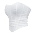 thumbnail image 6 of HOMBOM Crop Tank Tops for Women Sleeveless Shapewear Summer Strapless Going Out White Trendy Womens Bustier Corset Top Seamless, 6 of 8