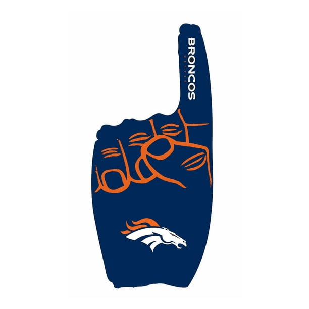 NFL Denver Broncos Logo de l'Équipe de Sport Gonflable 1 Doigt