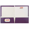 thumbnail image 5 of Carpetas Brillantes Laminadas Con Dos Bolsillos De Jam Paper - Púrpura - Paquete De 3, 5 of 5