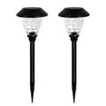 Nhthy Solar Powered Outdoor Lights for Garden and Walkway, Waterproof