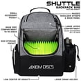 thumbnail image 2 of Axiom Shuttle Disc Golf Backpack Bag (Heather Gray), 2 of 4